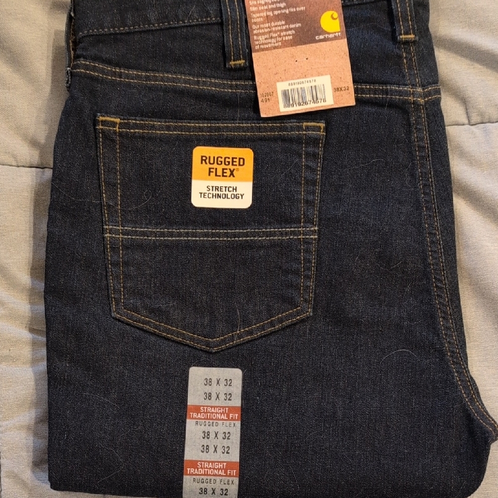 Carhartt Men's Straight Jeans - Deep Blue